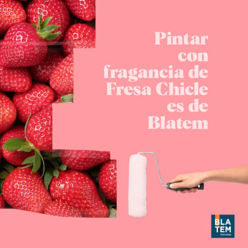 Pintura con fragancia de fresa